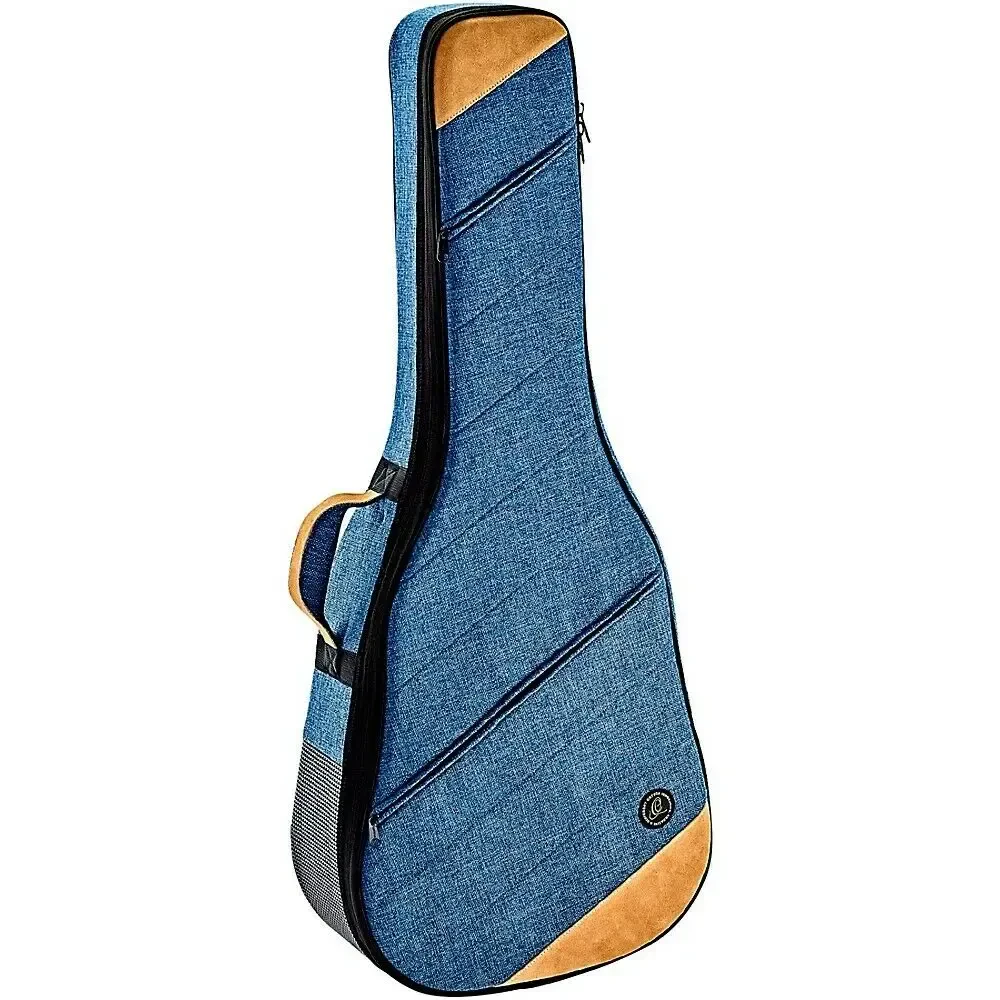 Чехол для акустической гитары Ortega Dreadnought Reinforced Soft Case Blue Black