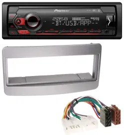 Pioneer MP3 USB DAB Bluetooth Autoradio für Toyota Celica MR2 dunkelsilber