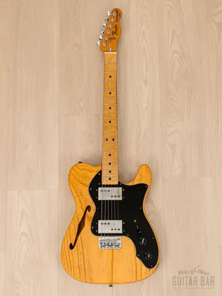 Электрогитара полуакустическая Fender Telecaster Thinline HH Natural w/case USA 1979