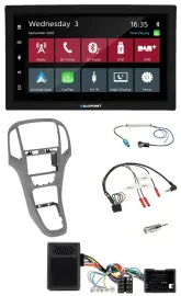 Blaupunkt DAB Bluetooth USB Lenkrad 2DIN Autoradio für Opel Astra J ab 2009 Tita