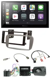 Pioneer Lenkrad Bluetooth DAB 2DIN USB Autoradio für Ford Mondeo S-Max 2007-14 C
