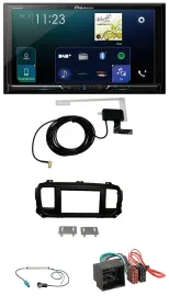 Pioneer 2DIN DAB USB MP3 Bluetooth Autoradio für Citroen Jumpy Spacetourer ab 20