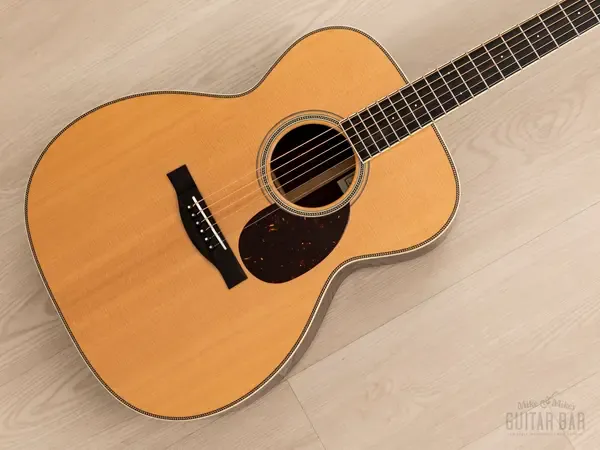 Гитара 2019 Santa Cruz OM Grand Herringbone Acoustic Guitar, Spruce & Rosewood