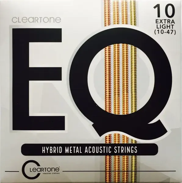 Струны для акустической гитары Cleartone 7810 EQ Hybrid Metal 10-47