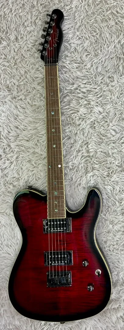 Б/У Электрогитара Fender Special Edition Custom Telecaster FMT HH Black Cherry Burst