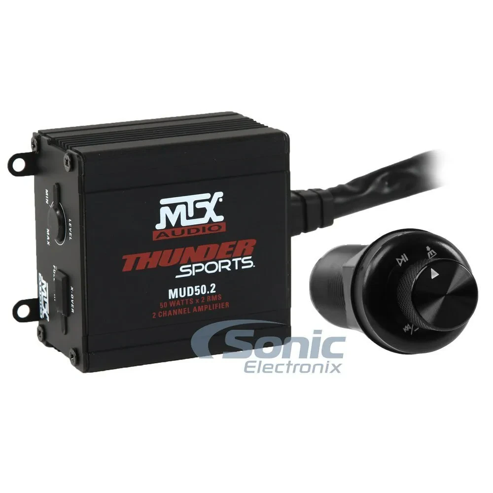 MTX MUD50.2  2-Channel Ultra-Compact Class D Power Sports Amplifier