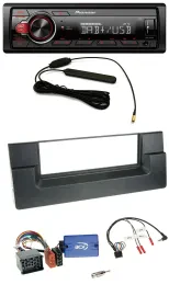 Автомагнитола для BMW 5 серии E39 (1996–2001) Pioneer 1-DIN DAB, MP3, USB, поддержка управления на руле