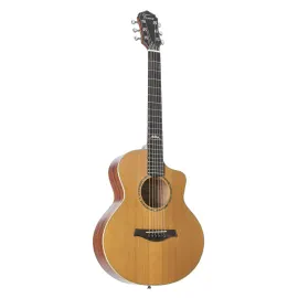 Fame Mini Westerngitarre A-11 II, massive Zederndecke, Cutaway, Mahagonikorpus