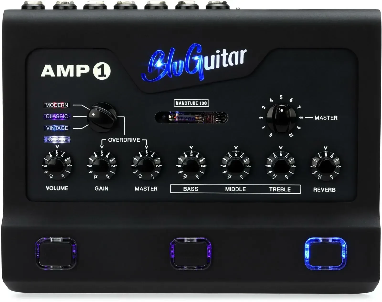 Усилитель для электрогитары BluGuitar Amp1 Iridium Edition 100-watt Pedalboard Amp with Nanotube