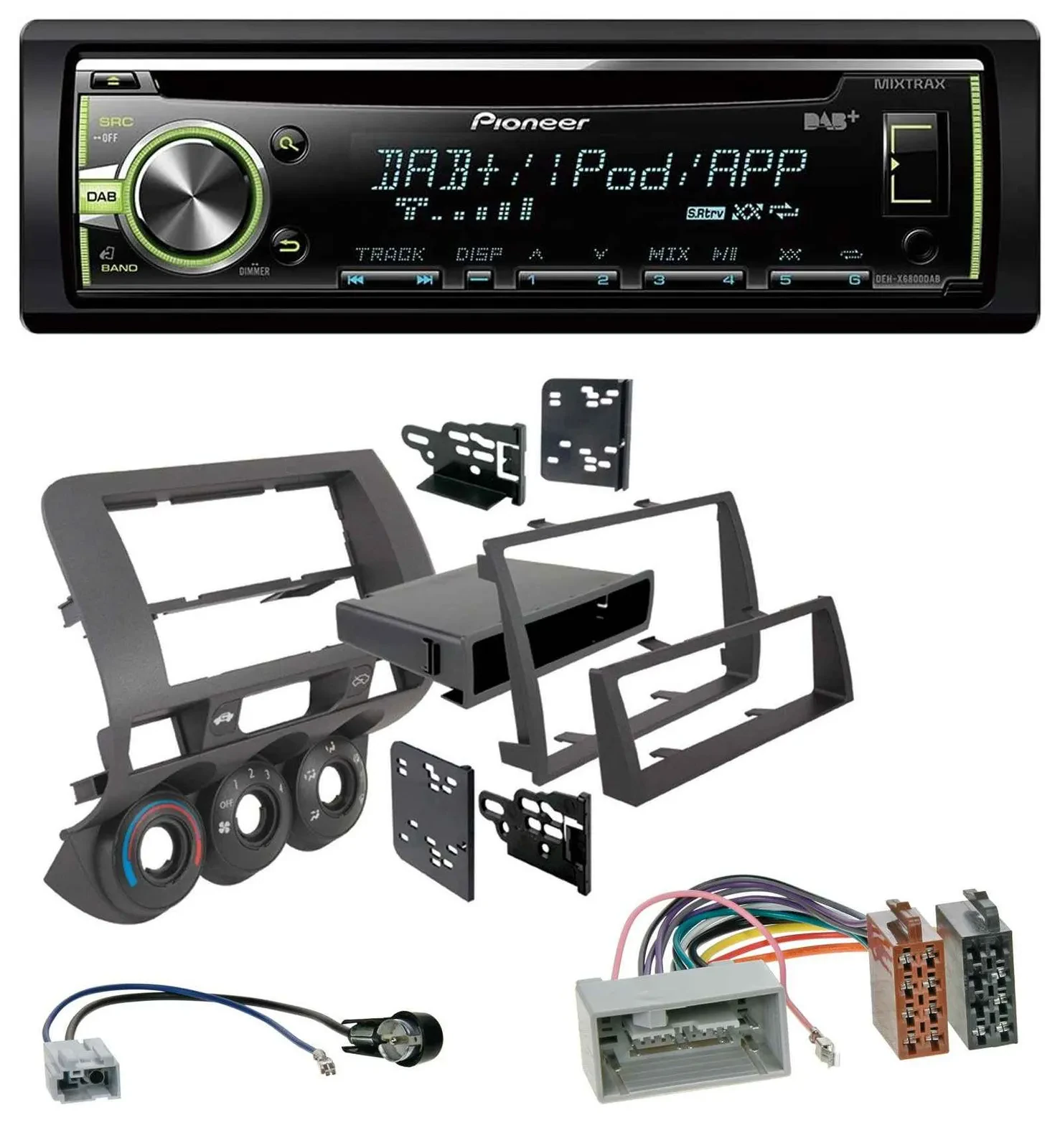 Pioneer DAB USB MP3 AUX CD Autoradio für Honda Fit 06-07 nur US-Importe