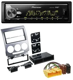 Автомагнитола для Mazda 5 (2005–2010) Pioneer Bluetooth, USB, DAB, MP3