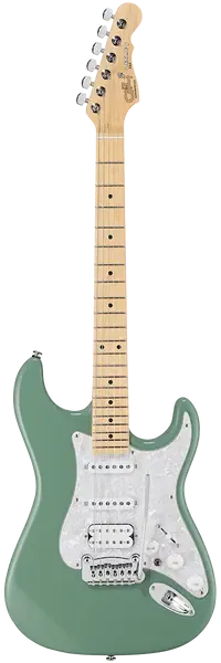 Электрогитара G&L Fullerton Deluxe Legacy HSS Macha Green