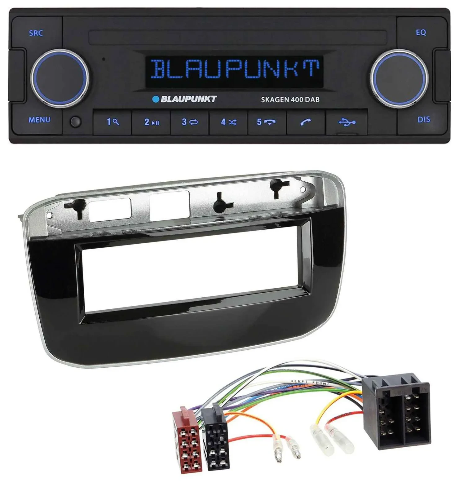 Автомагнитола для Fiat Punto/Punto Evo (с 2011) Blaupunkt DAB, USB, Bluetooth, MP3