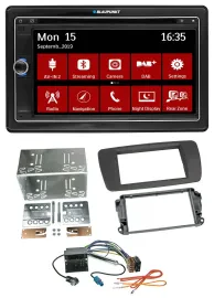 Blaupunkt Bluetooth DAB 2DIN USB DVD MP3 Autoradio für Seat Ibiza ab 08 tuam-gre