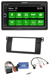 Blaupunkt Bluetooth 2DIN Lenkrad DAB USB TMC Navigation für BMW 3er E46 00-06 Pr