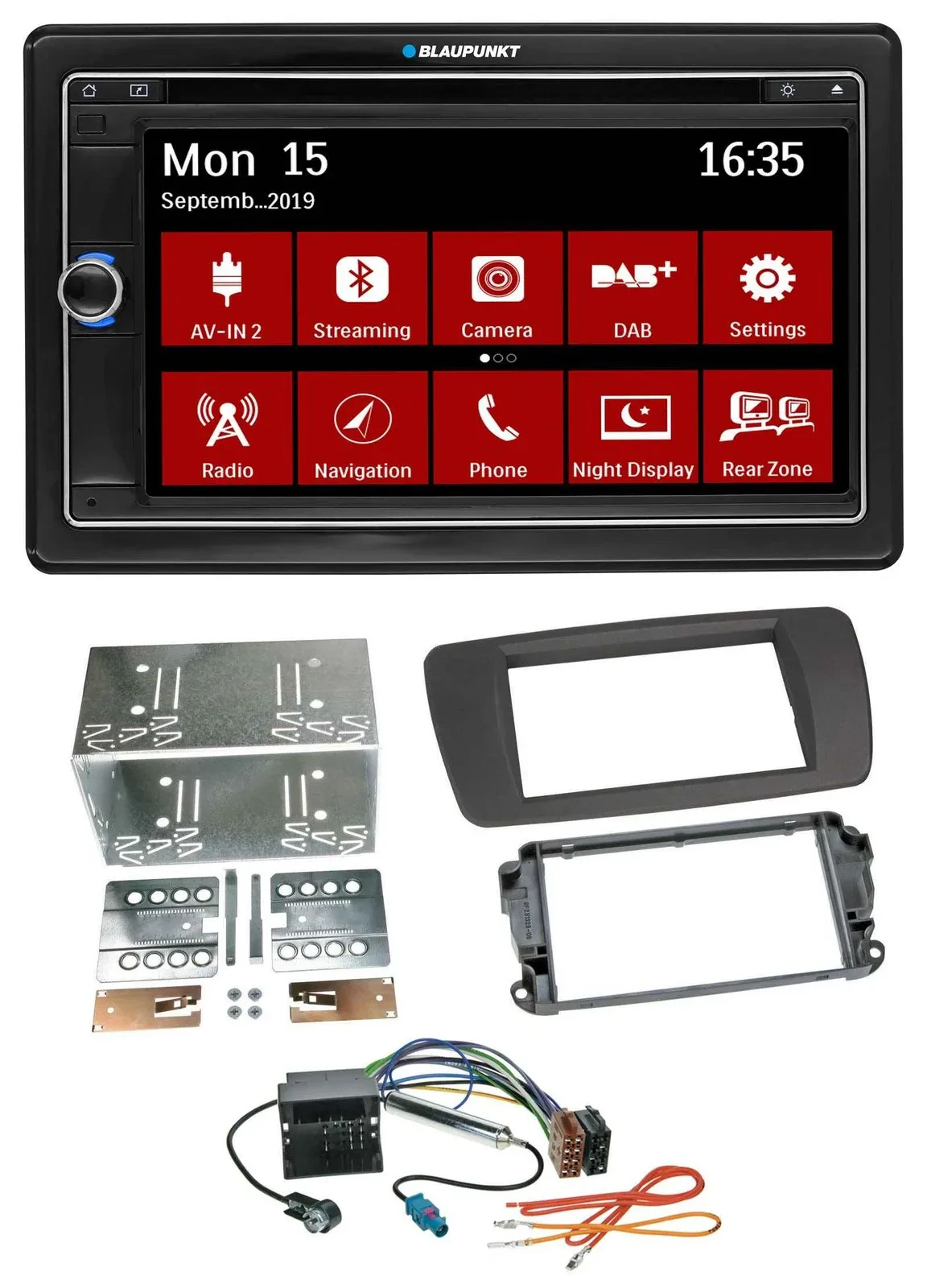 Blaupunkt Bluetooth DAB 2DIN USB DVD MP3 Autoradio für Seat Ibiza ab 08 tuam-gre
