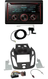 Pioneer 2DIN MP3 DAB USB CD Bluetooth Autoradio für Ford Transit 12-18 ohne Disp