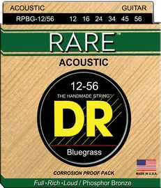 Струны для акустической гитары DR RPBG-12/56 Bluegrass 12-56