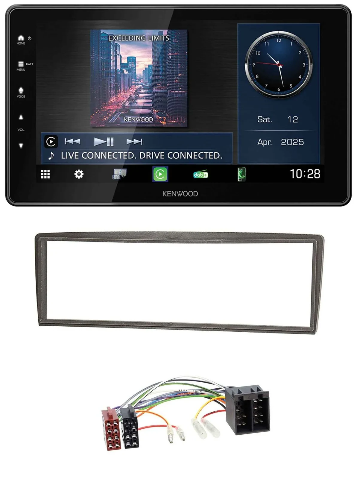 Kenwood MP3 Bluetooth USB DAB Autoradio für Alfa Romeo GTV (ab 2004)