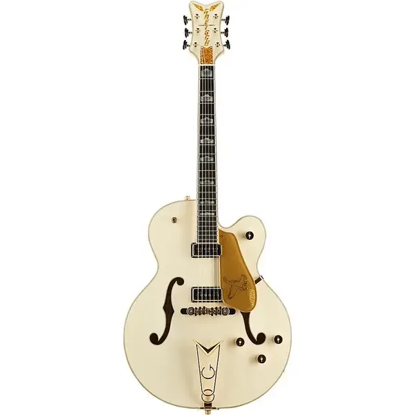 Электрогитара полуакустическая Gretsch G6136 1955 Golden Era Edition White