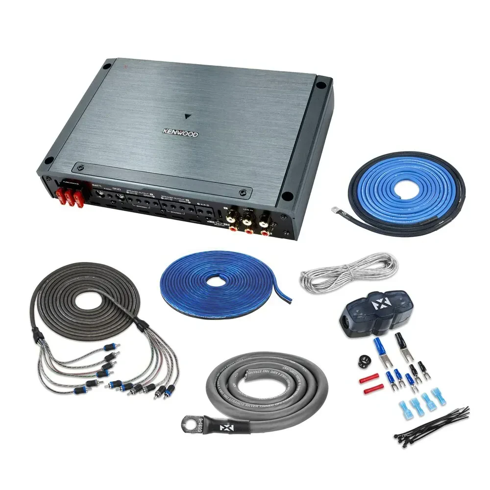 Усилитель мощности для автомобиля Kenwood eXcelon XR901-5 Class-D, 5-канальный, 2 Ом (набор)