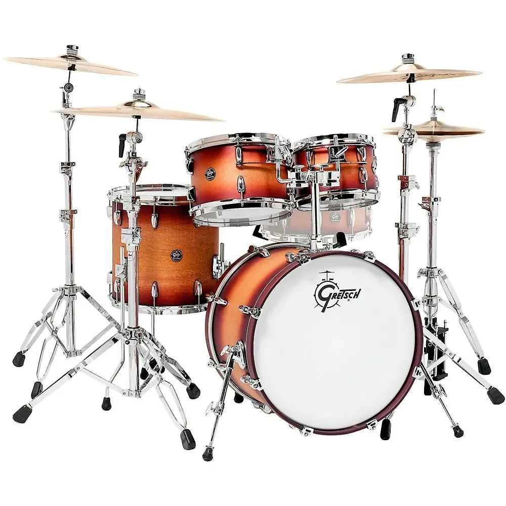 Ударная установка Gretsch Renown RN2-E604-STB (набор, 4 шт.) 20" бас-барабан, цвет сатиновый табачный санберст