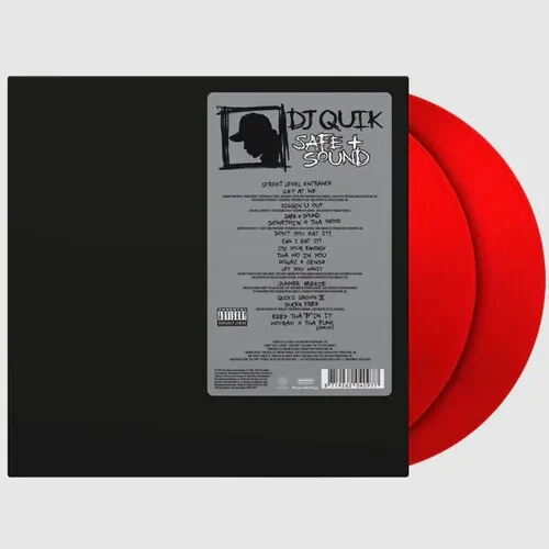 Виниловая пластинка DJ Quik - Safe & Sound - Limited 180-Gram Translucent Red Colored Vinyl [New Vin