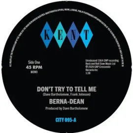 Виниловая пластинка Berna-Dean - Don'T Try To Tell Me / Laughing On The Outside [New 7" Vinyl] UK -