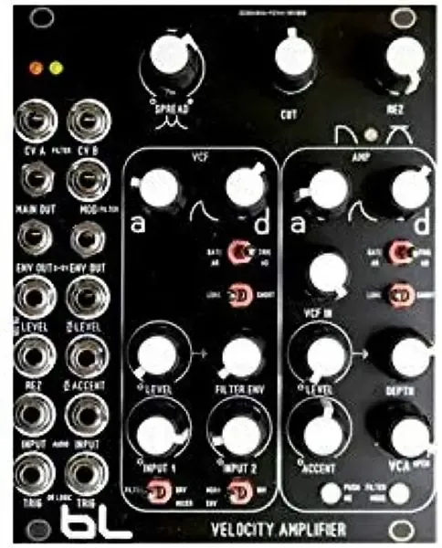 Модульный студийный синтезатор Blue Lantern BLM Velocity Amplifier VCF/VCA/Envelope Eurorack Synth Module