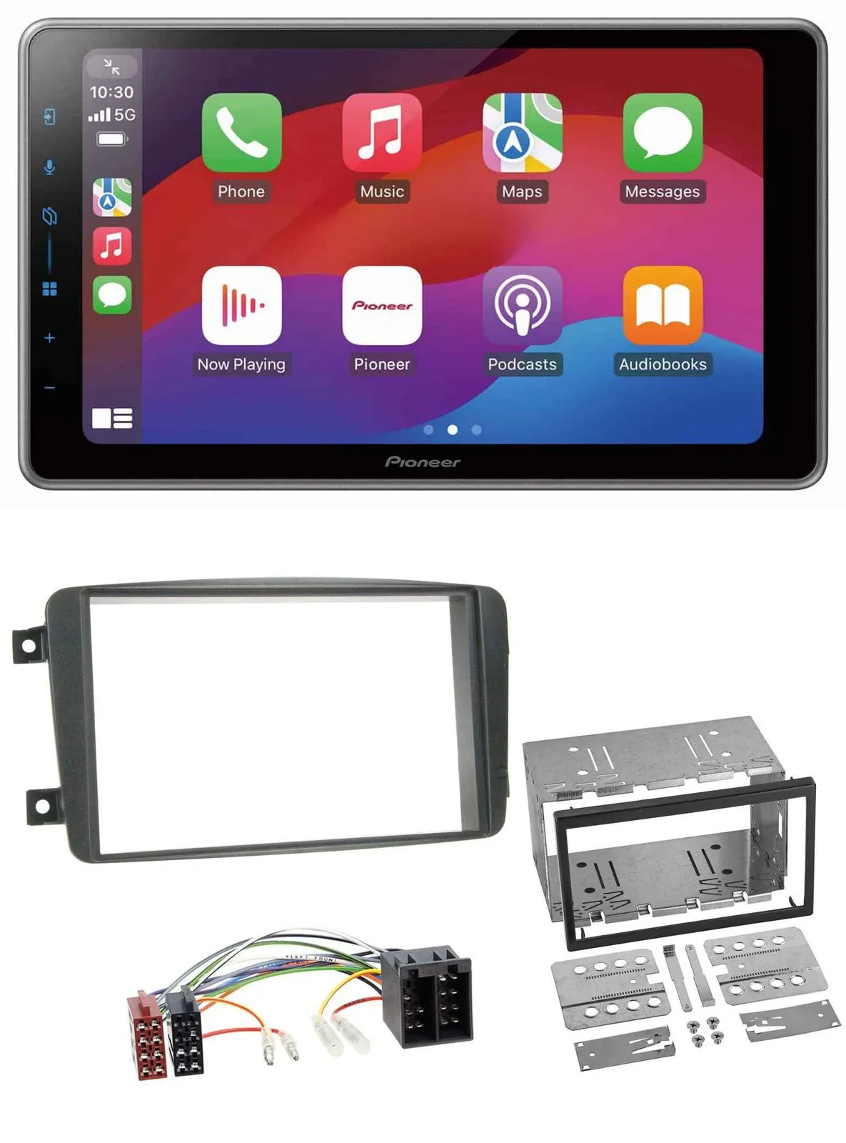 Pioneer MP3 USB DAB Bluetooth 2DIN Autoradio für Mercedes C-Klasse Vito CLK Vian