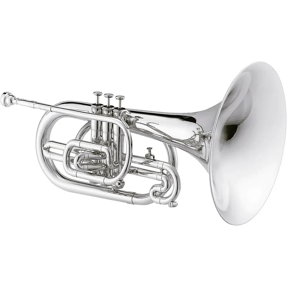 Jupiter JMP1000M Qualifier Series F Marching Mellophone Silver