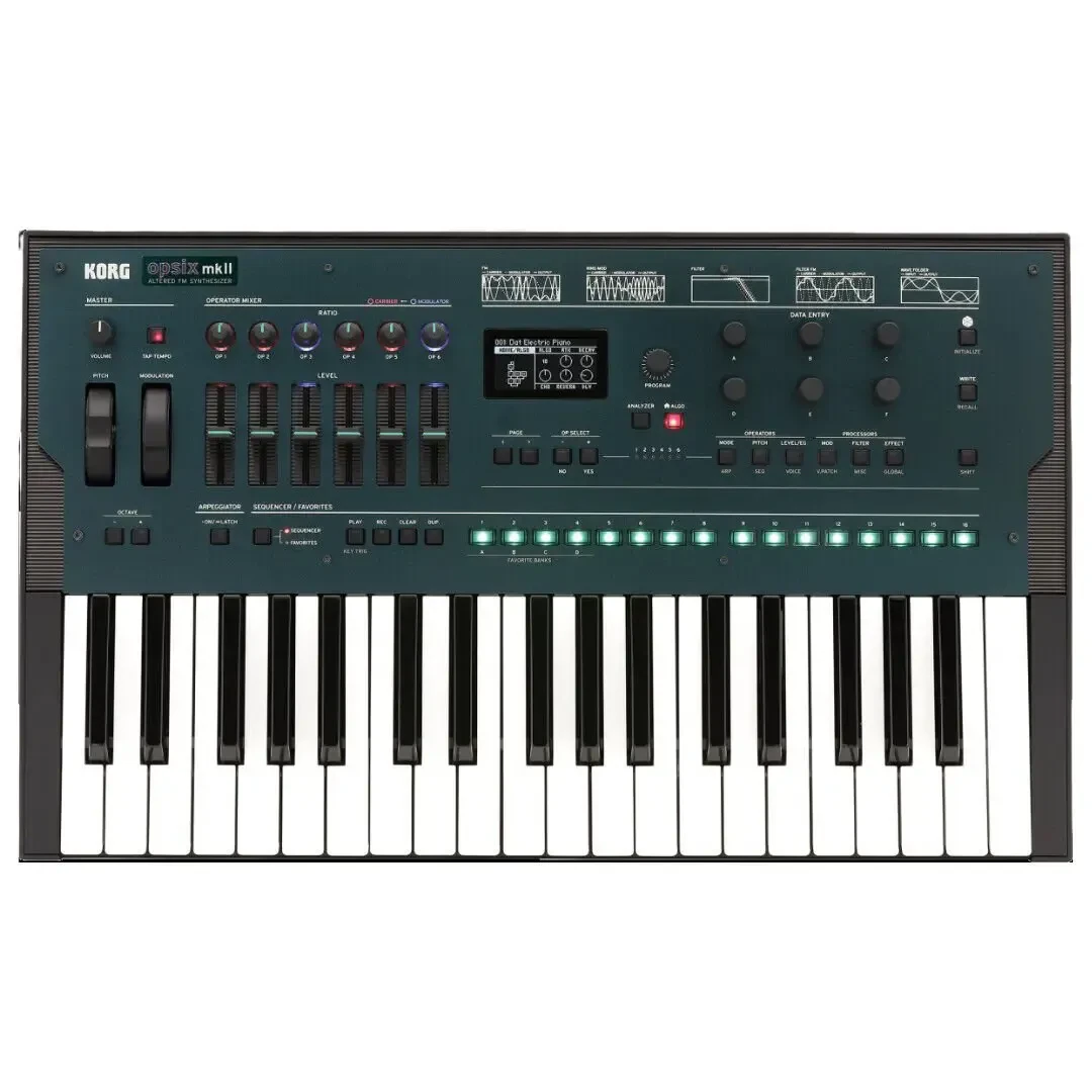Синтезатор цифровой Korg opsix mkII FM 37-Key, черный