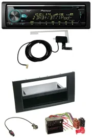 Pioneer MP3 AUX CD USB DAB Autoradio für Ford Fusion Transit Kuga 05-12 schwarz