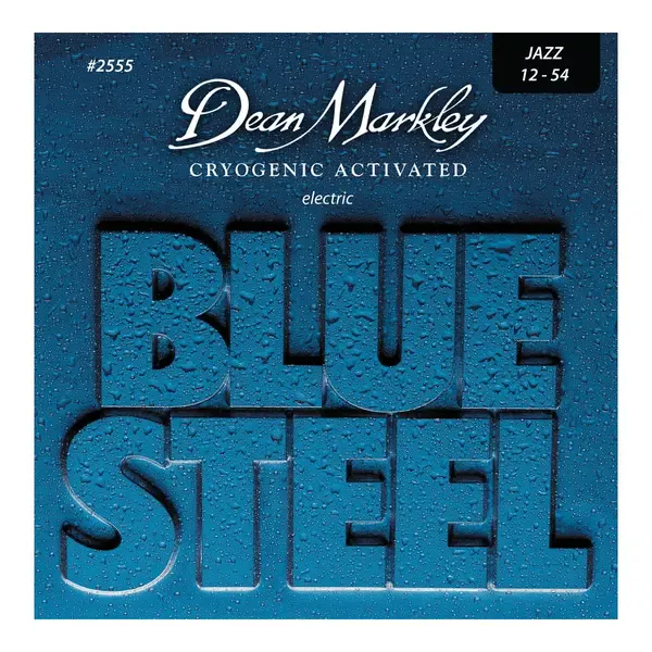 Струны для электрогитары Dean Markley 2555 Blue Steel 12-54