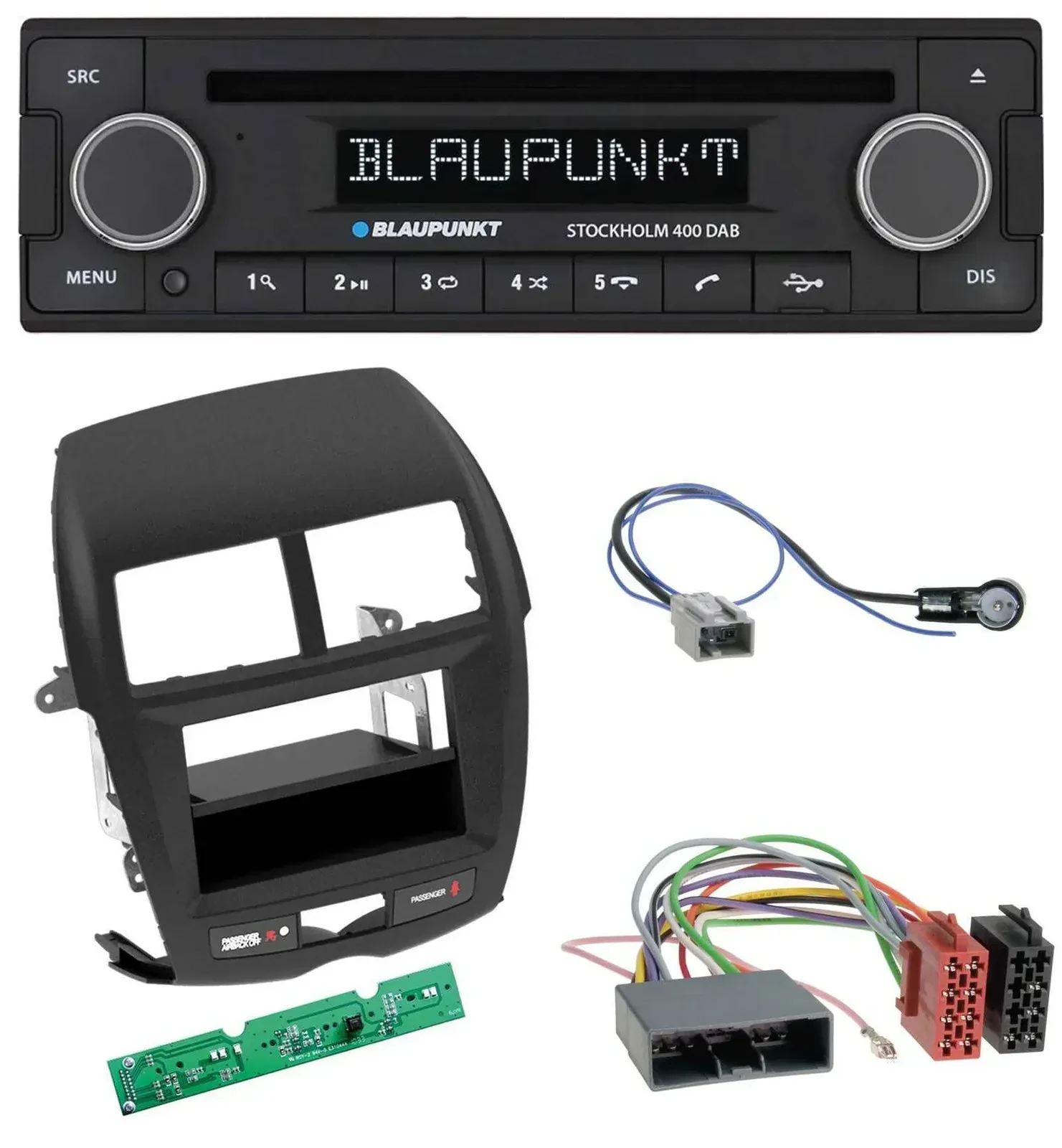 Blaupunkt MP3 Bluetooth DAB CD USB Autoradio für Mitsubishi ASX (2010-2014)