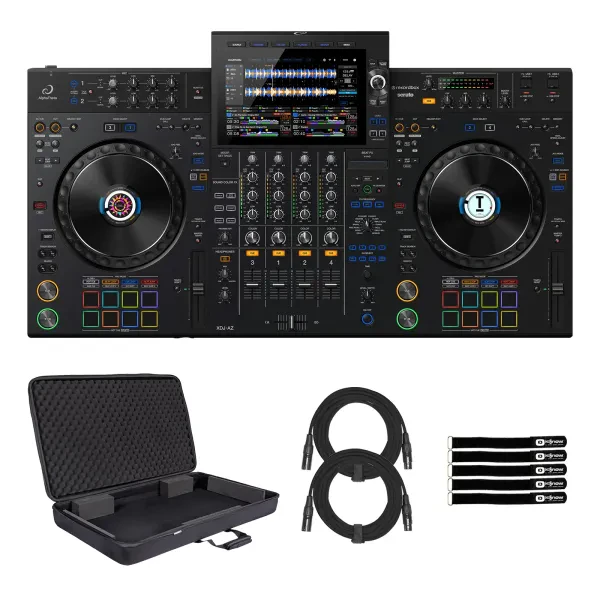 AlphaTheta XDJ-AZ All-in-One DJ System with Pro-Fit Case Package