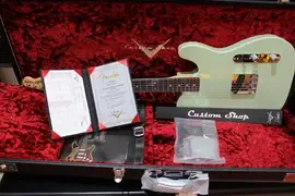 FENDER Custom '60s Esquire - NOS, Masterbuilt by Jason Smith, Surf Green with Si