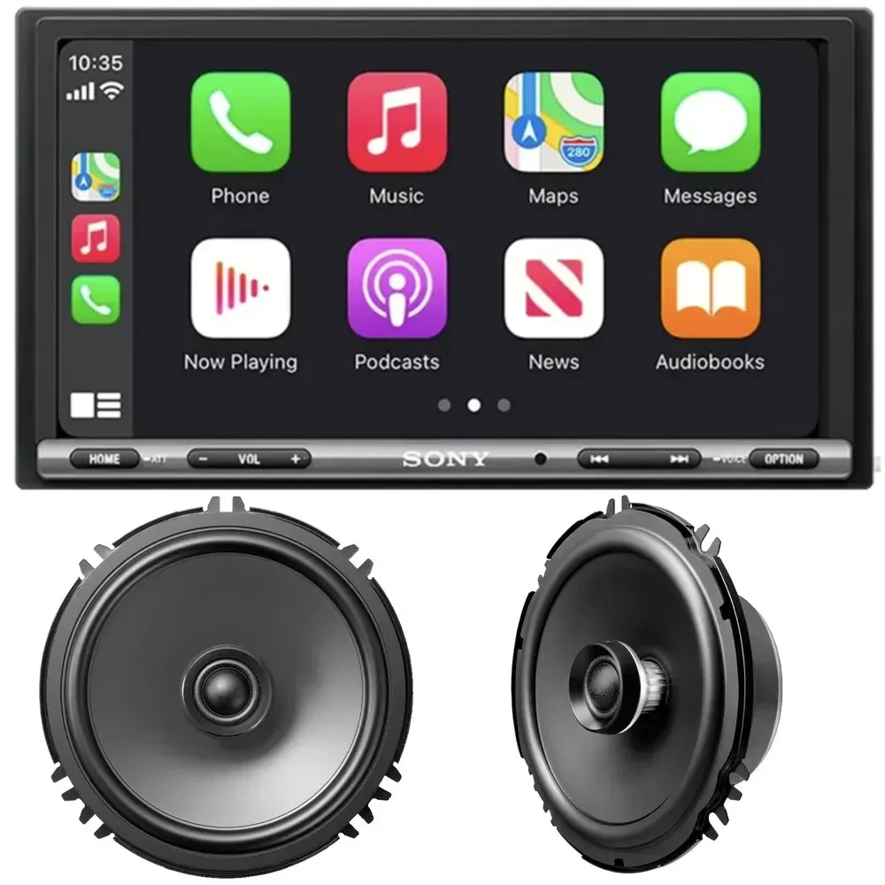 Автомагнитола Sony XAV-AX3200 + XS160GS 6.95" дисплей, с динамиками 6.5" (набор)