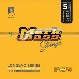 Струны для бас-гитары Markbass Longevo Series Nano-Film Nickel Plated Steel 45-130