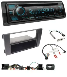 Kenwood Bluetooth USB CD Lenkrad DAB Autoradio für Audi A6 (2001-2004)