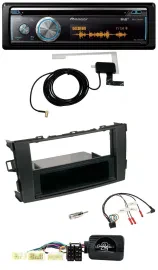 Автомагнитола Pioneer Bluetooth DAB, управление с руля, USB, CD, для Toyota Auris 2007–2011, черная