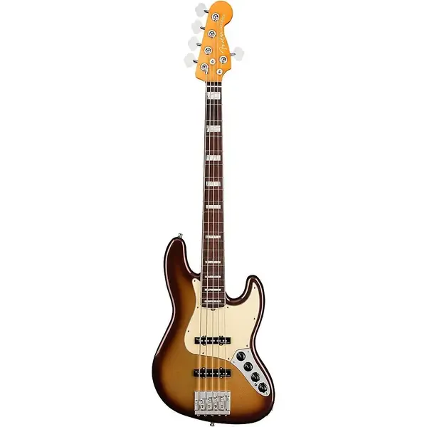 Бас-гитара Fender American Ultra Jazz Bass V 5-String Rosewood FB Mocha Burst
