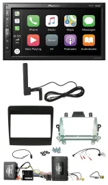 Автомагнитола Pioneer 2DIN USB Bluetooth DAB для Porsche 911 (2011–2017)