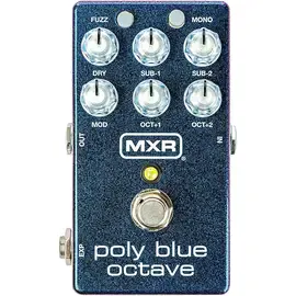 Педаль эффектов для электрогитары MXR M306 Poly Blue Octave Effects Pedal Blue