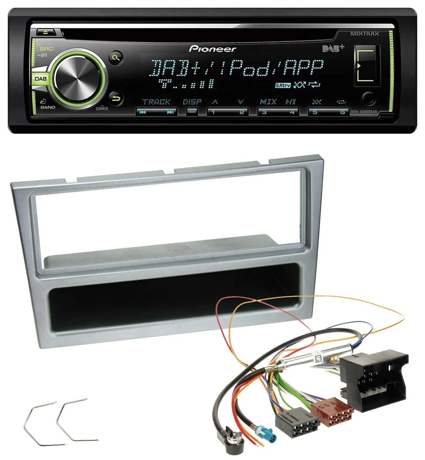 Pioneer DAB USB MP3 AUX CD Autoradio für Opel Combo C Corsa C Tigra Meriva ab 20