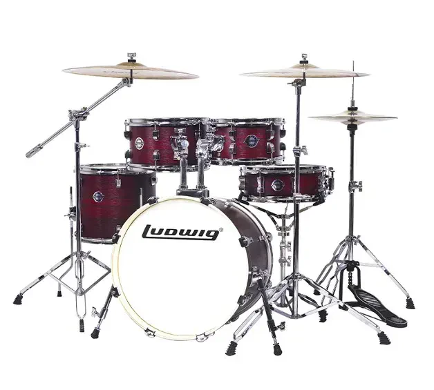 LC196-5 Accent Pro Барабанная установка, бордовая, 2 коробки, Ludwig