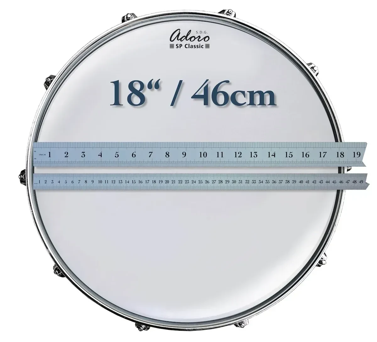 Пластик для барабана Adoro ASPC-CL-18 SP Classic Clear
