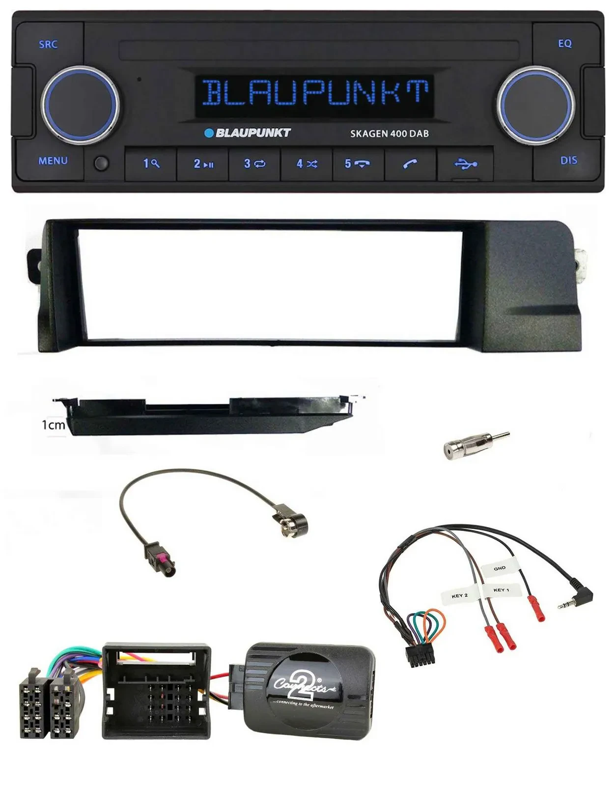Blaupunkt DAB USB Bluetooth Lenkrad Autoradio für BMW 3er E46 Profi 2001-2007