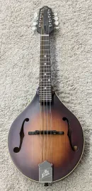 The Loar Model LM-110-BRB Honey Creek Hand-Carved A-Style Mandolin in Brownburst