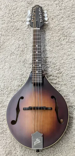 The Loar Model LM-110-BRB Honey Creek Hand-Carved A-Style Mandolin in Brownburst